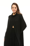 Siyah Triko Degaje Tunik - Yumuşak, Konforlu ve Şık Tasarım Giyim > Üst Giyim > Bluz & Tunik > Tunik butik bohem giyim – Yılday Gür Butik