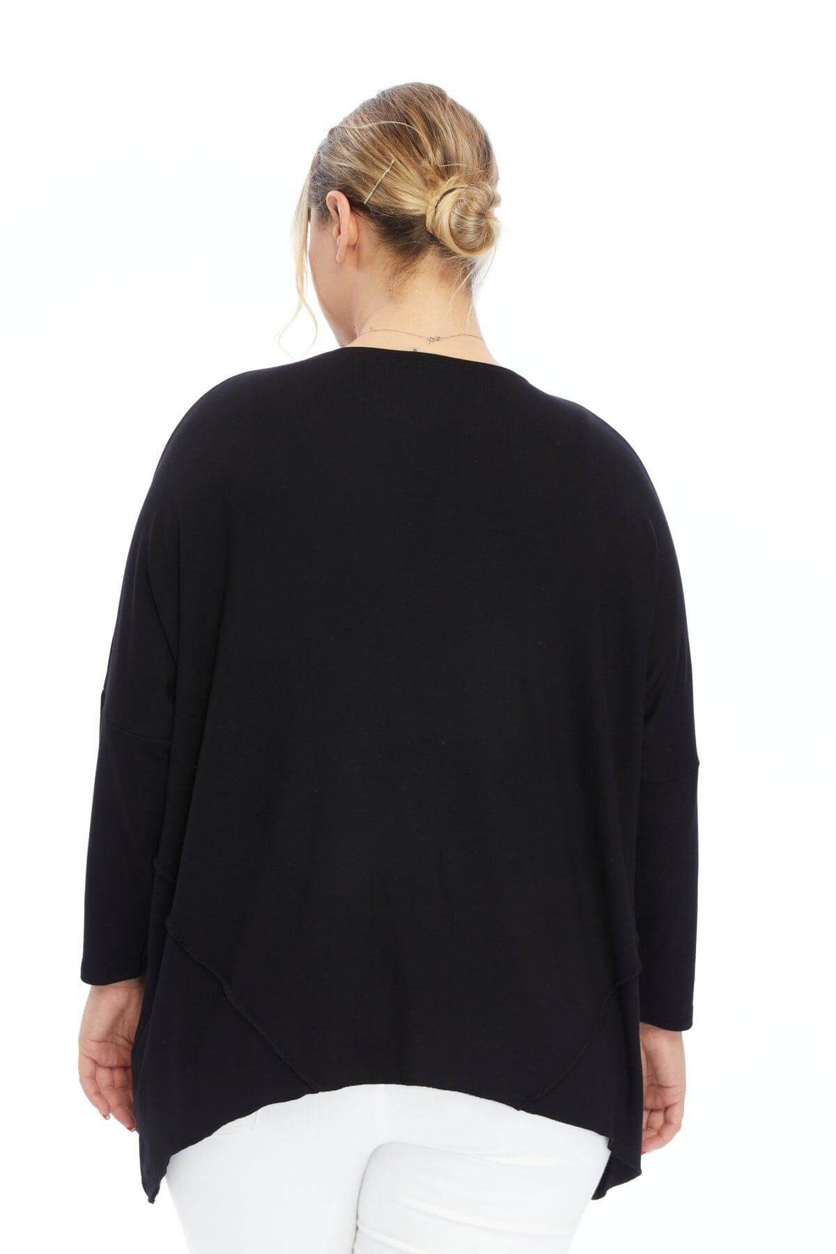 Triko Siyah Bluz Giyim > Bluzlar butik bohem giyim – Yılday Gür Butik Üsküdar Emaar