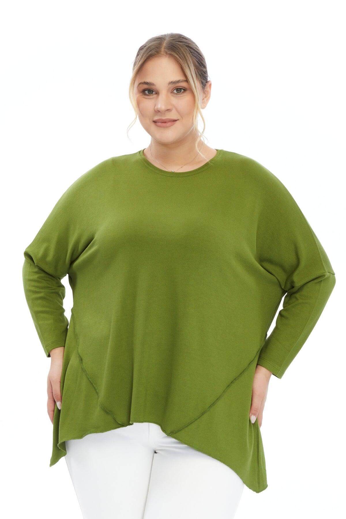 Triko Yeşil Bluz Giyim > Bluzlar butik bohem giyim – Yılday Gür Butik Üsküdar Emaar