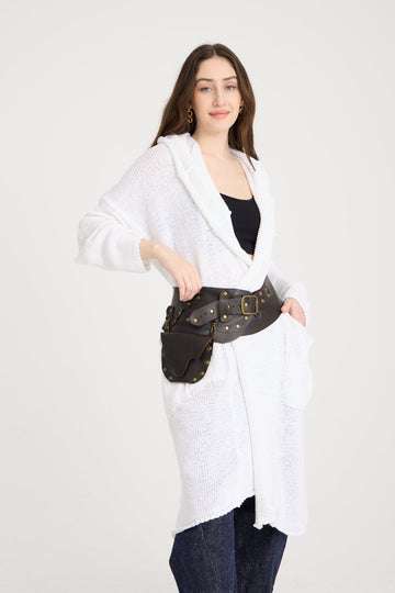 Walnut El Yapımı Cep Detaylı Deri Kemer Aksesuar > Kemer butik bohem giyim – Yılday Gür Butik Üsküdar Emaar