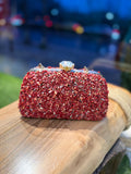 Yoğun Boncuk İşlemeli El Yapımı Clutch Çanta - Bohem Etnik Tasarım – Bohem Tarz Kadın Giyim Tasarım | Yılday Gür Butik