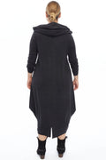 Yün Viskon Kapüşonlu Siyah Elbise Giyim > Elbise butik bohem giyim – Yılday Gür Butik Üsküdar Emaar