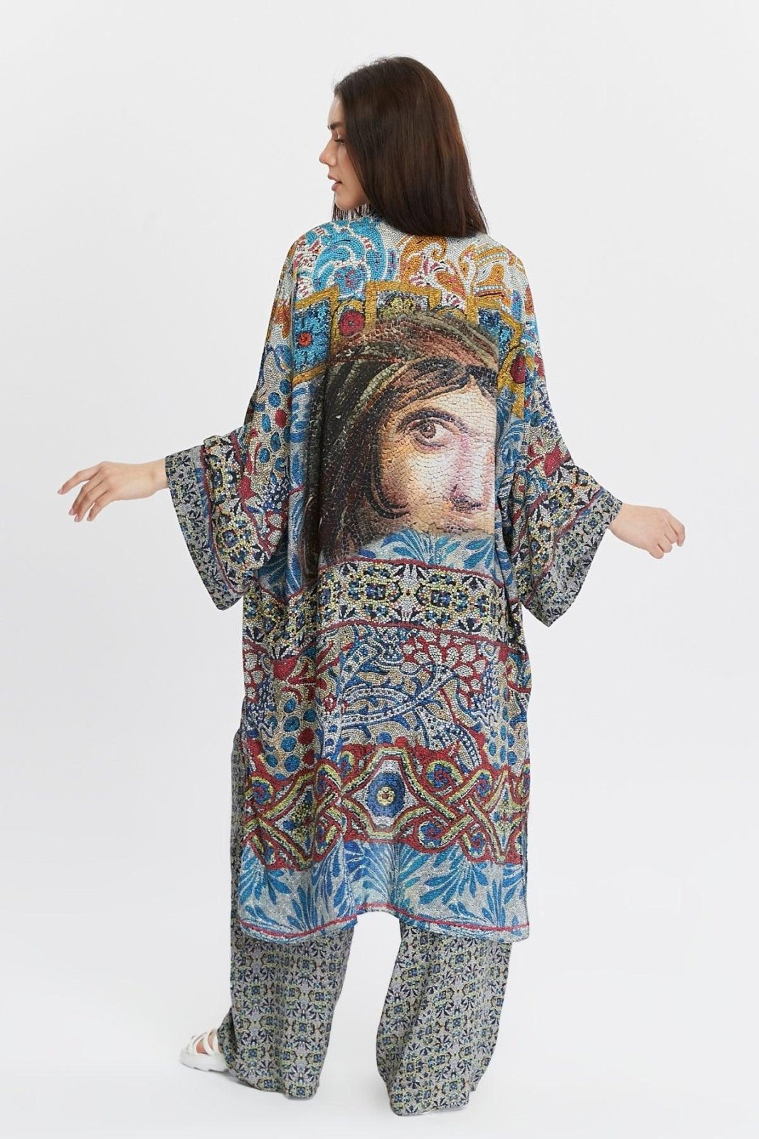 Zeugma Desenli Kimono – Şık ve Rahat Tarz butik bohem giyim – Yılday Gür Butik Üsküdar Emaar