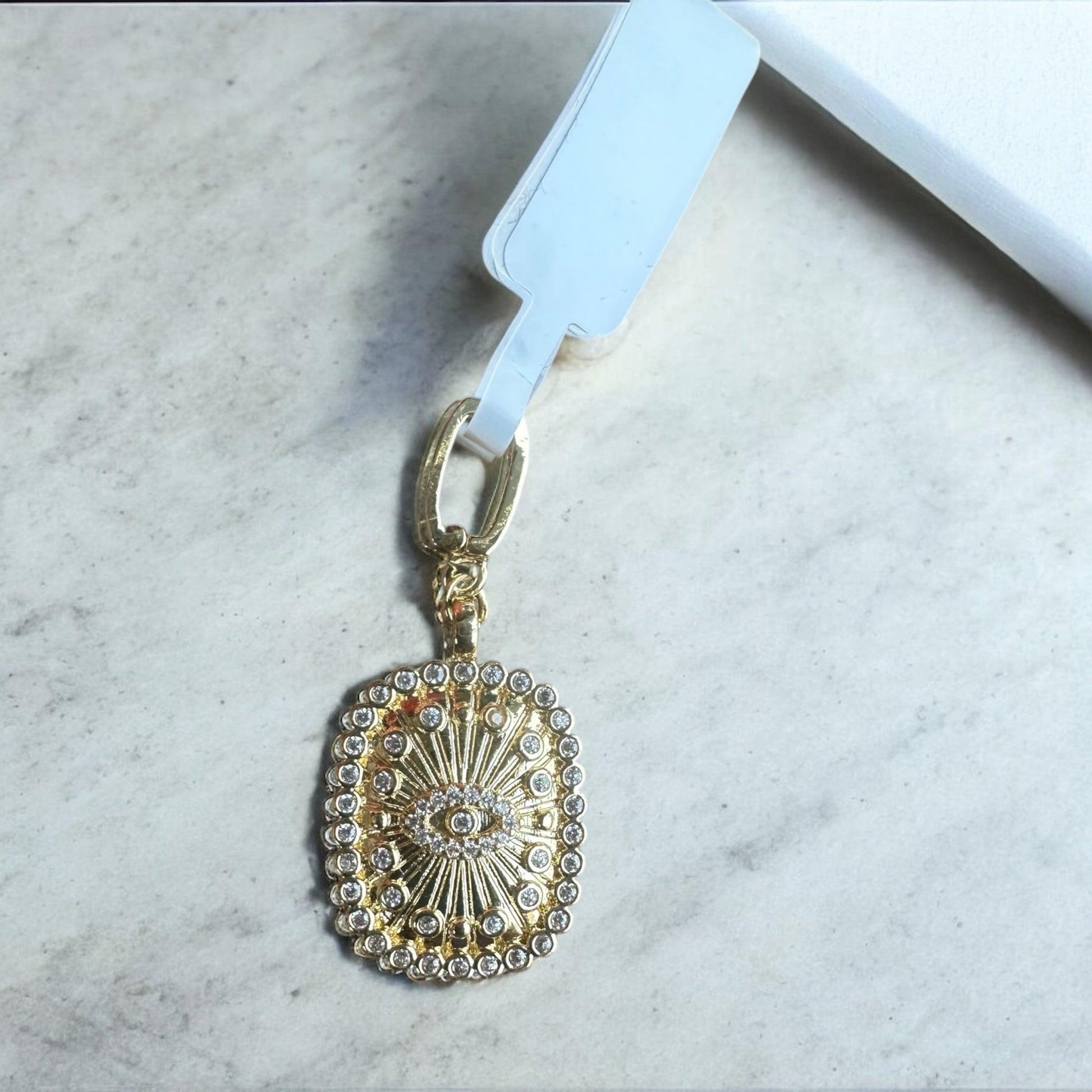 Zirkon Taş Göz Detaylı Charm - Zarif ve Parlak Tasarım butik bohem giyim – Yılday Gür Butik Üsküdar Emaar